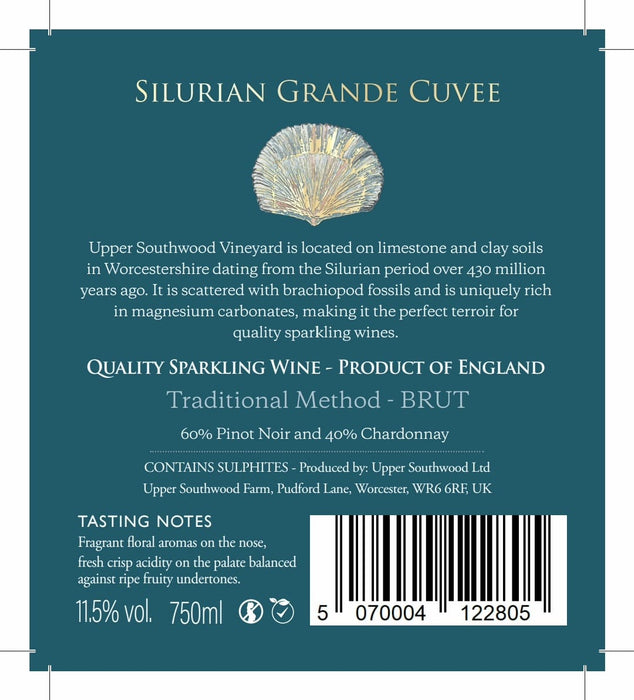 'Silurian' Grande Cuvee 2023, Upper Southwood Estate